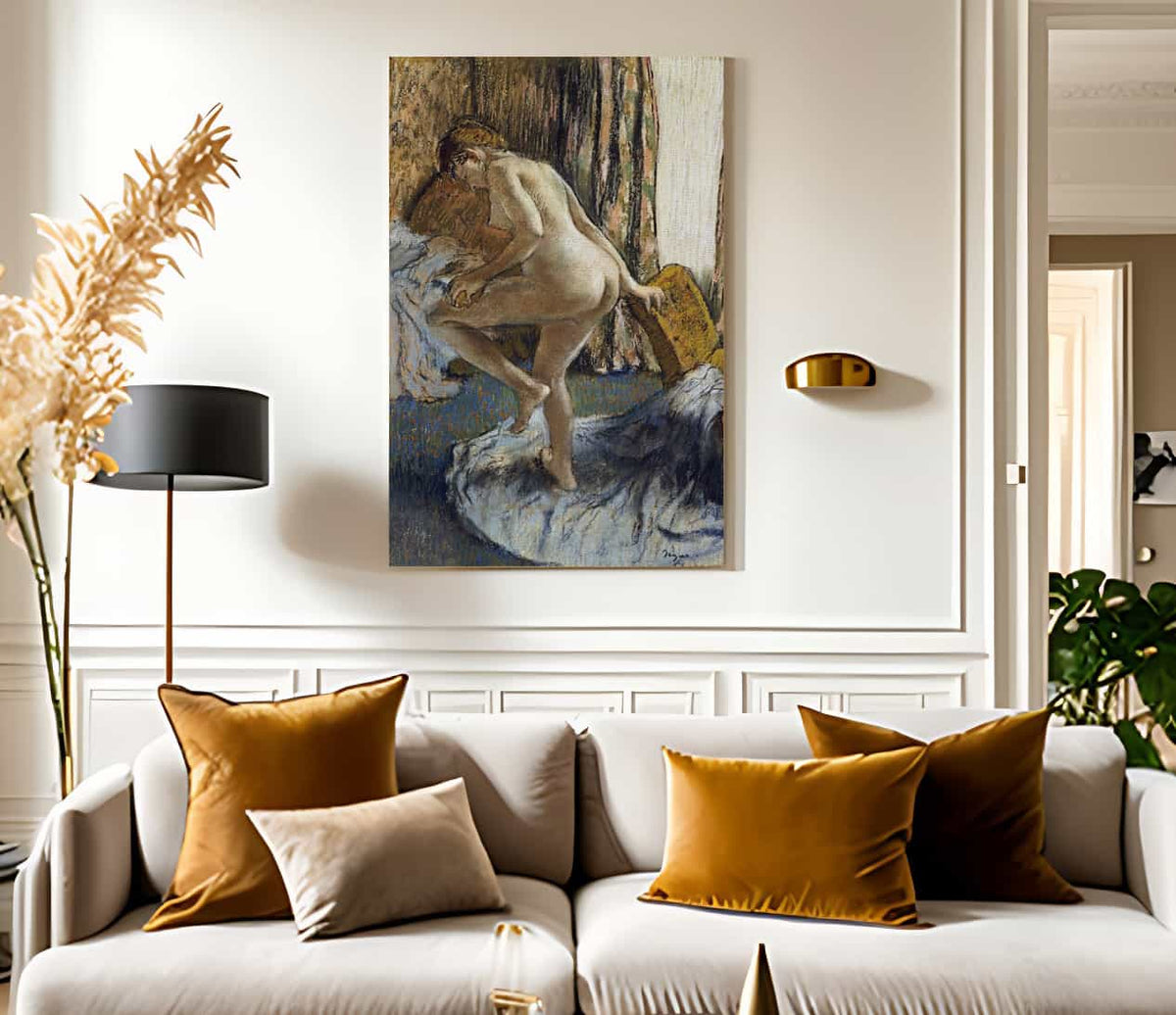 After The Bath By Edgar Degas Fine Art Print