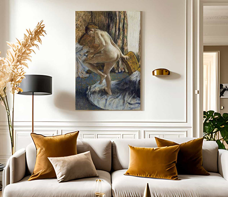 After The Bath By Edgar Degas Fine Art Print