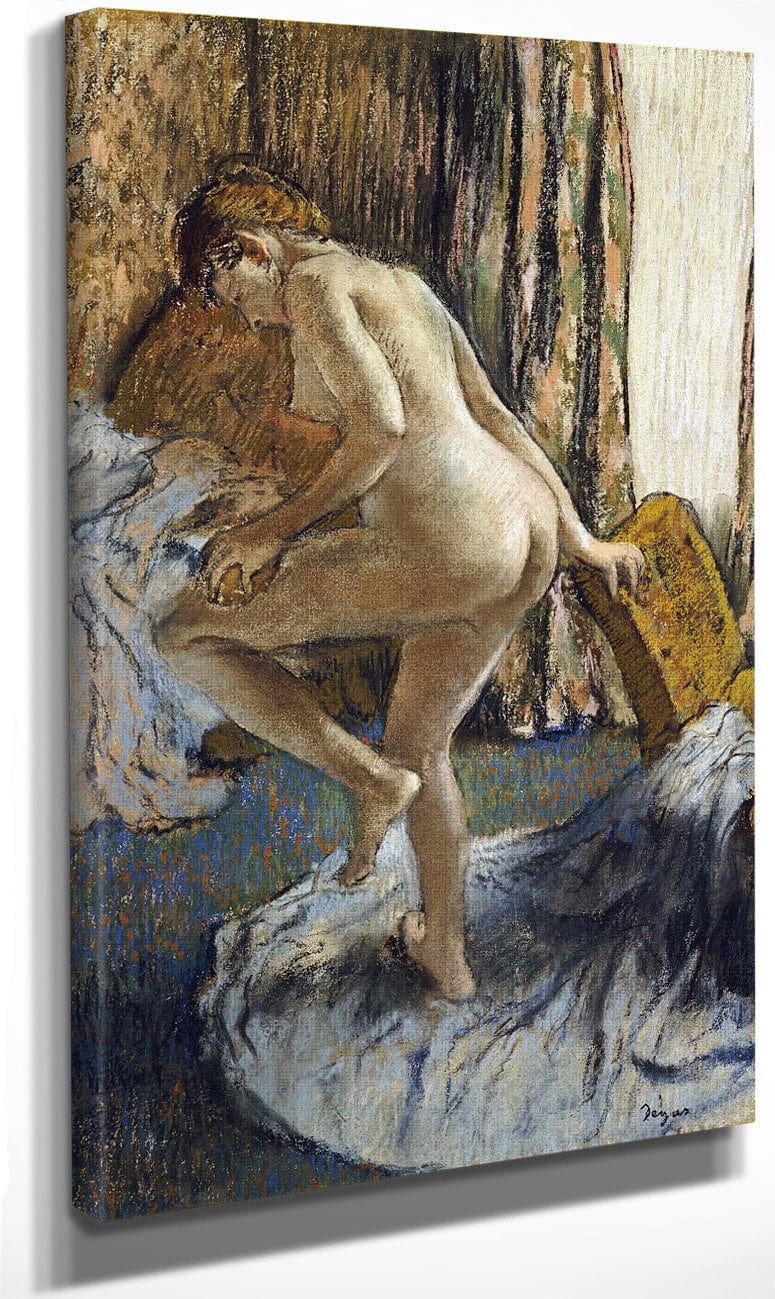 After The Bath By Edgar Degas Fine Art Print