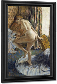 After The Bath By Edgar Degas Fine Art Print