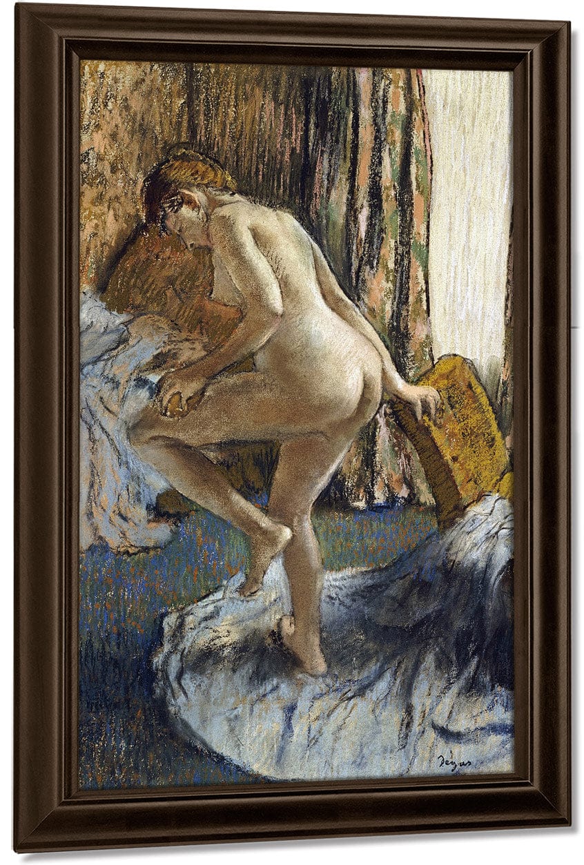 After The Bath By Edgar Degas Fine Art Print