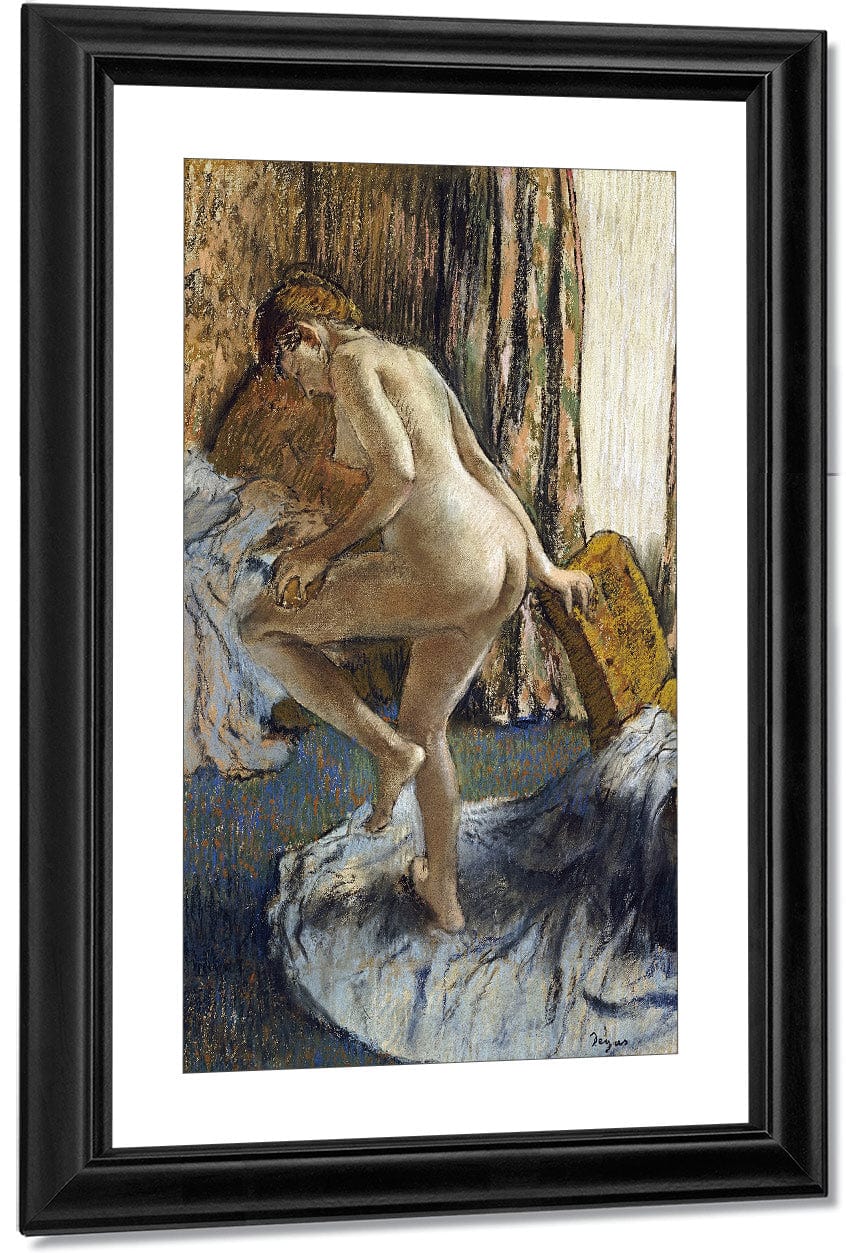 After The Bath By Edgar Degas Fine Art Print