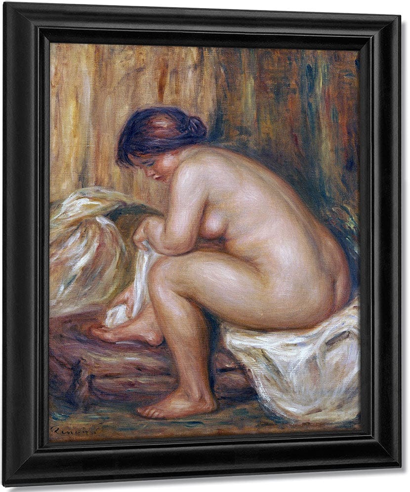 After The Bath By Pierre Auguste Renoir Fine Art Print