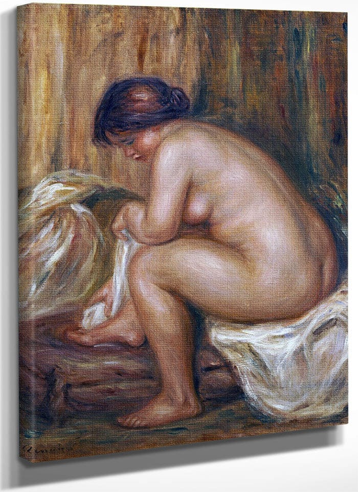 After The Bath By Pierre Auguste Renoir Fine Art Print