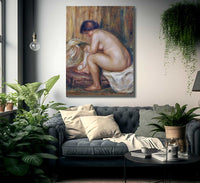 After The Bath By Pierre Auguste Renoir Fine Art Print