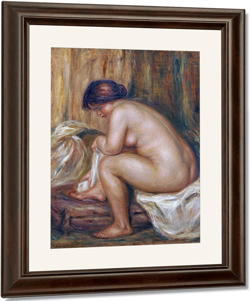 After The Bath By Pierre Auguste Renoir Fine Art Print