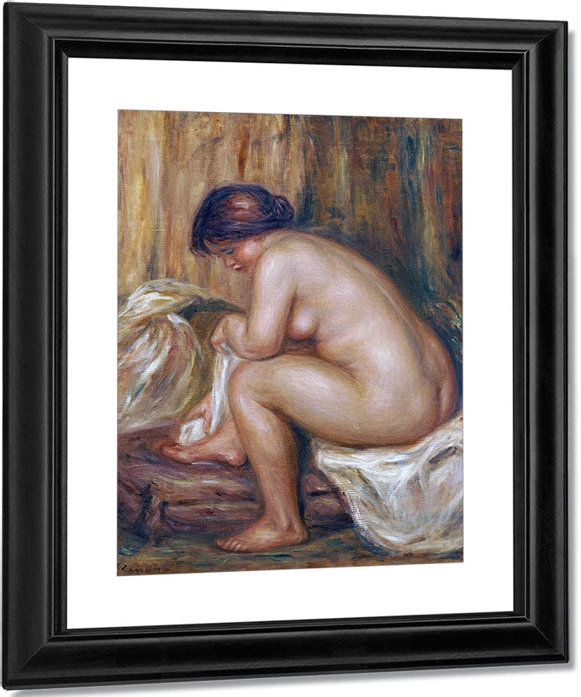 After The Bath By Pierre Auguste Renoir Fine Art Print