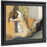 After The Bath, Woman Drying Her Neck By Edgar Degas Fine Art Print