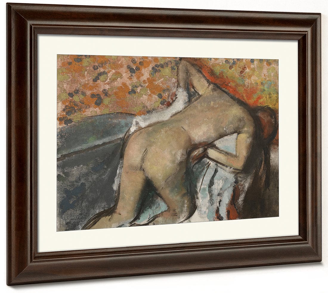 After The Bath, Woman Drying Herself (Après Le Bain, Femme S'essuyant) By Edgar Degas Fine Art Print