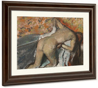 After The Bath, Woman Drying Herself (Après Le Bain, Femme S'essuyant) By Edgar Degas Fine Art Print