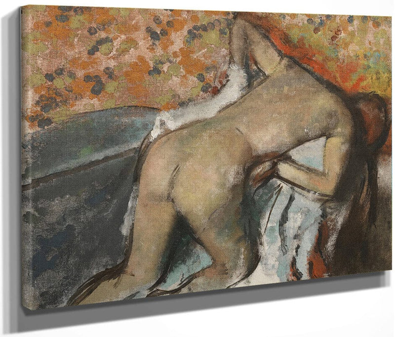 After The Bath, Woman Drying Herself (Après Le Bain, Femme S'essuyant) By Edgar Degas Fine Art Print