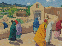 After The Chapel Hour By Walter Ufer Fine Art Print