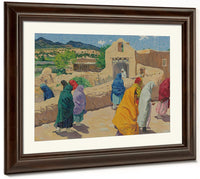 After The Chapel Hour By Walter Ufer Fine Art Print