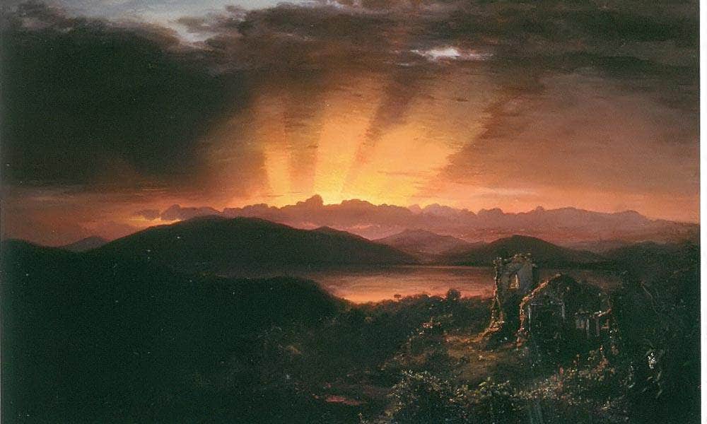 After The Glow By Frederic Edwin Church Fine Art Print