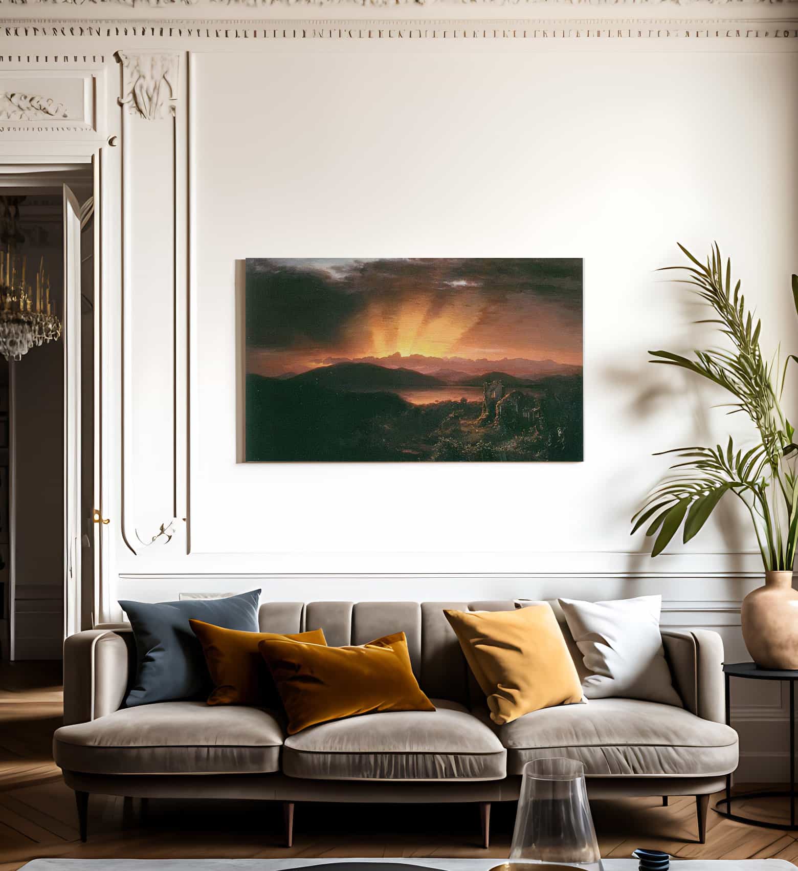 After The Glow By Frederic Edwin Church Fine Art Print