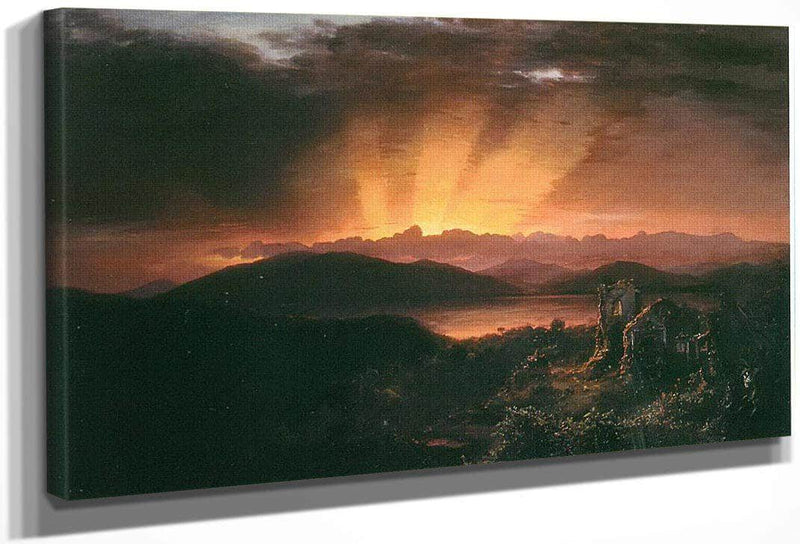 After The Glow By Frederic Edwin Church Fine Art Print