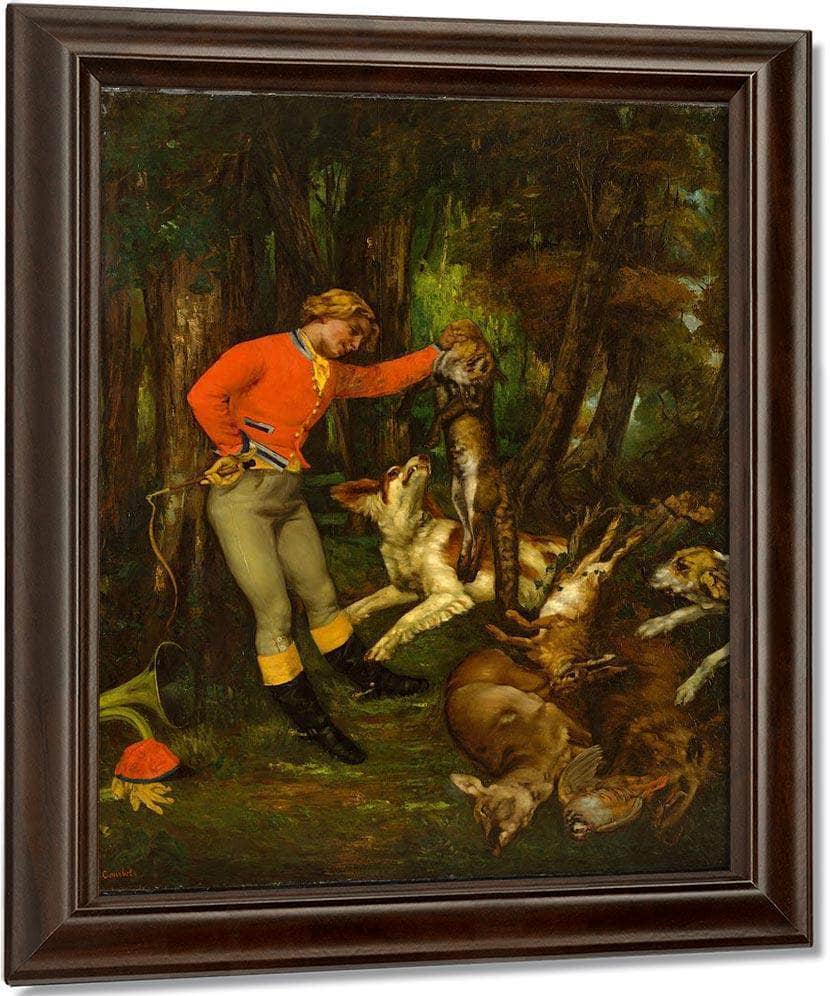 After The Hunt 1859 By Gustave Courbet Fine Art Print