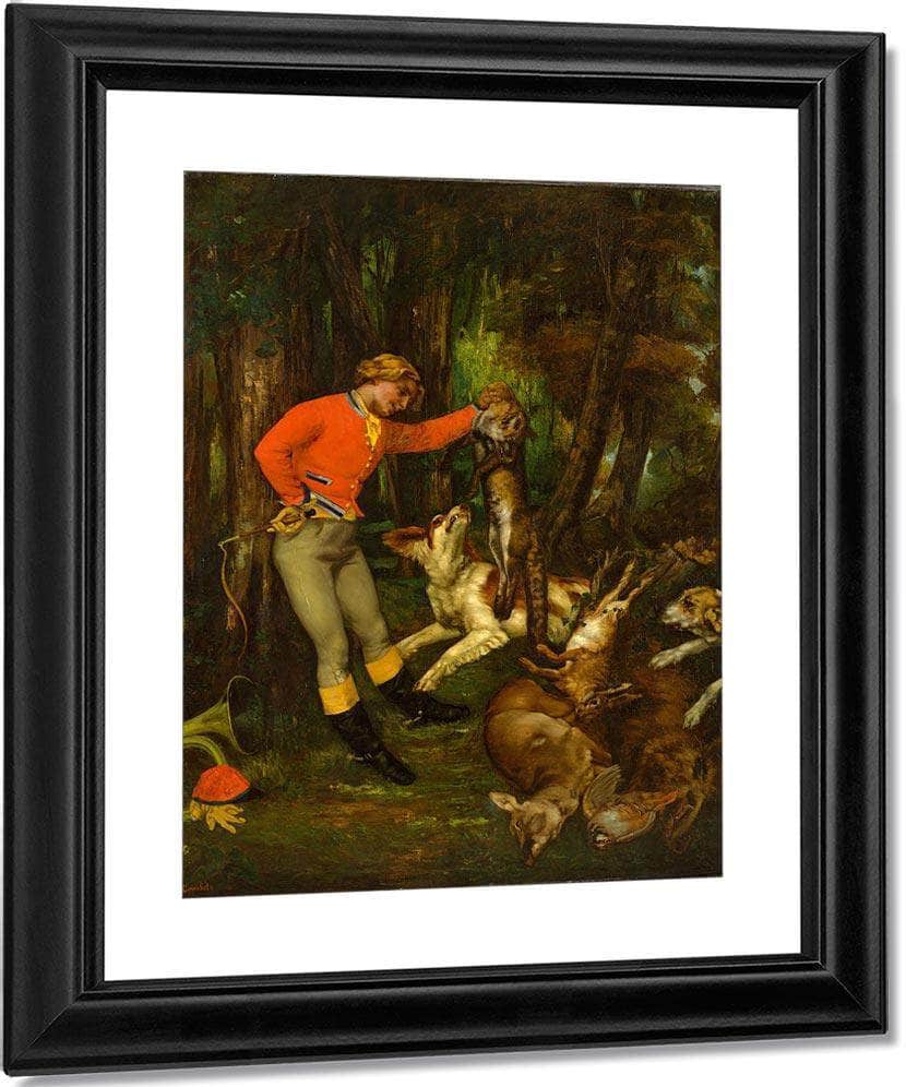 After The Hunt 1859 By Gustave Courbet Fine Art Print
