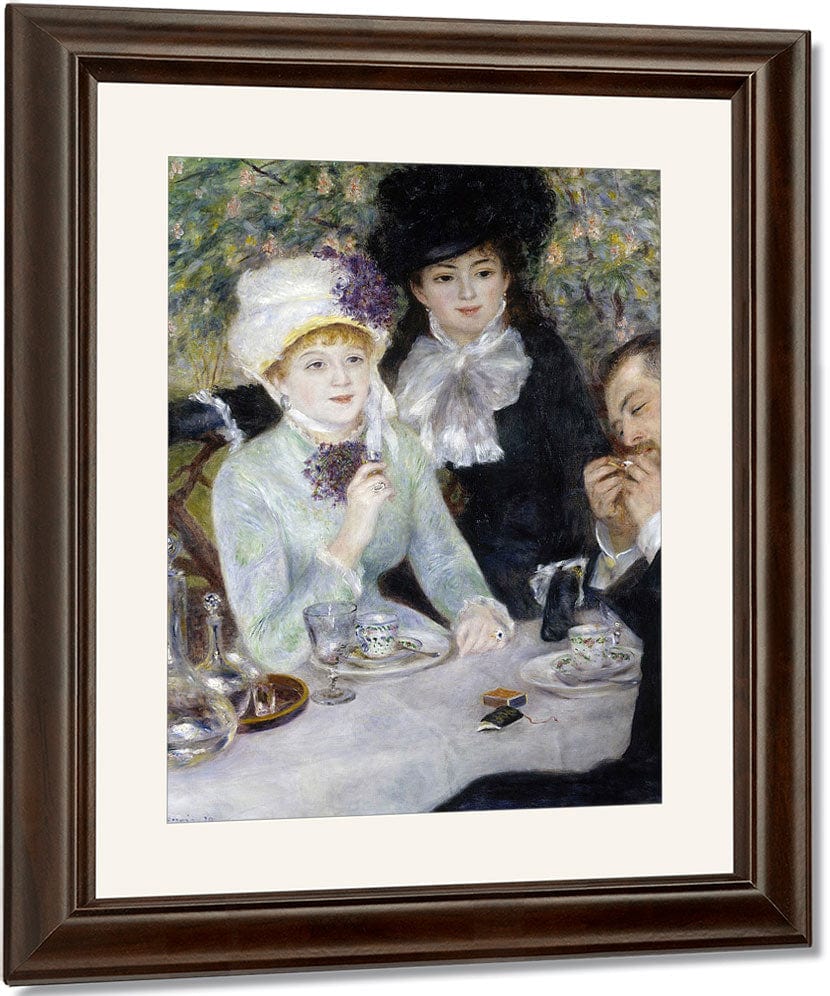 After The Luncheon By Pierre Auguste Renoir Fine Art Print