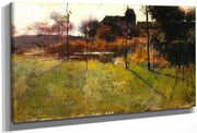 Afternoon By The River At Grez By Willard Leroy Metcalf Fine Art Print