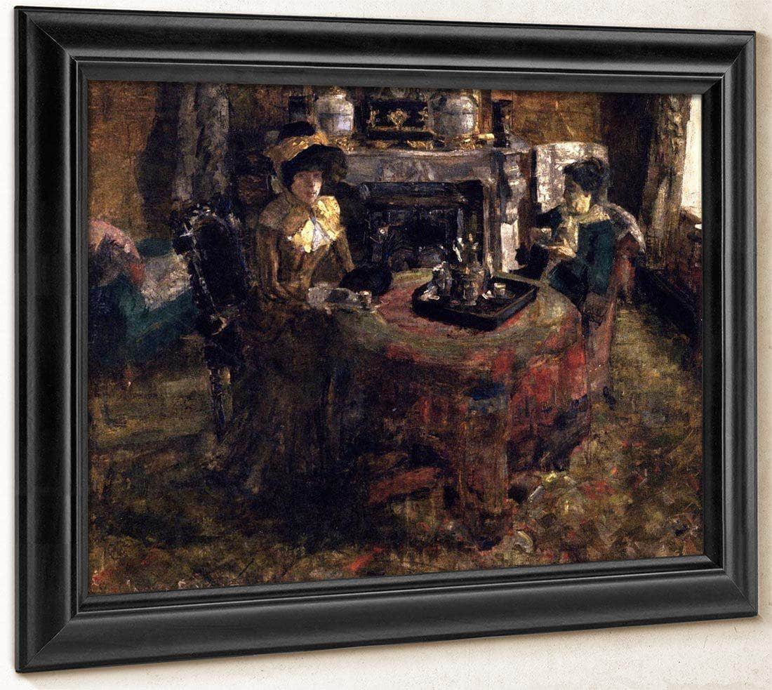 Afternoon In Ostend By James Ensor Fine Art Print