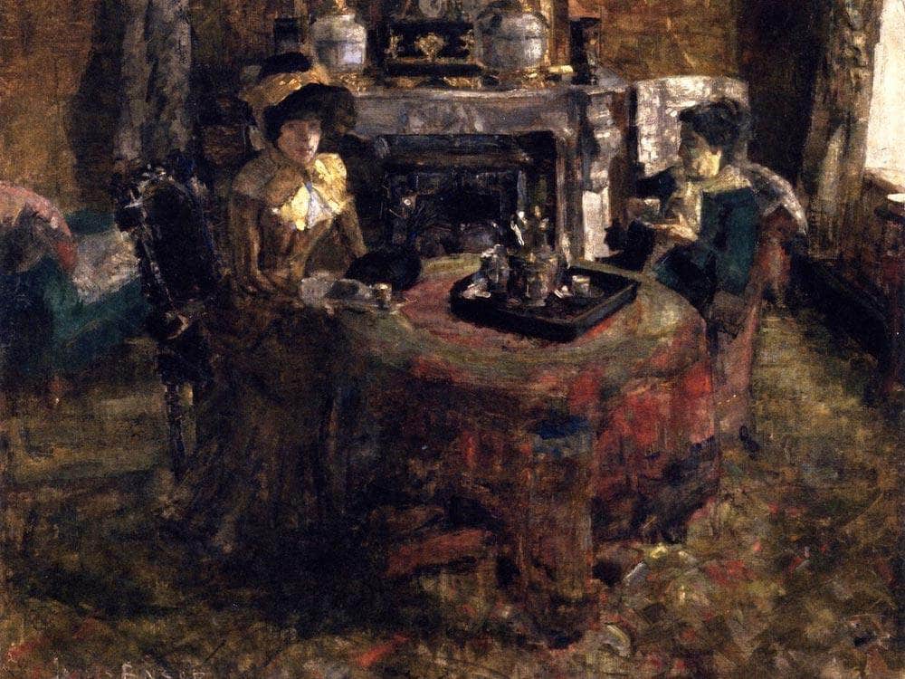 Afternoon In Ostend By James Ensor Fine Art Print