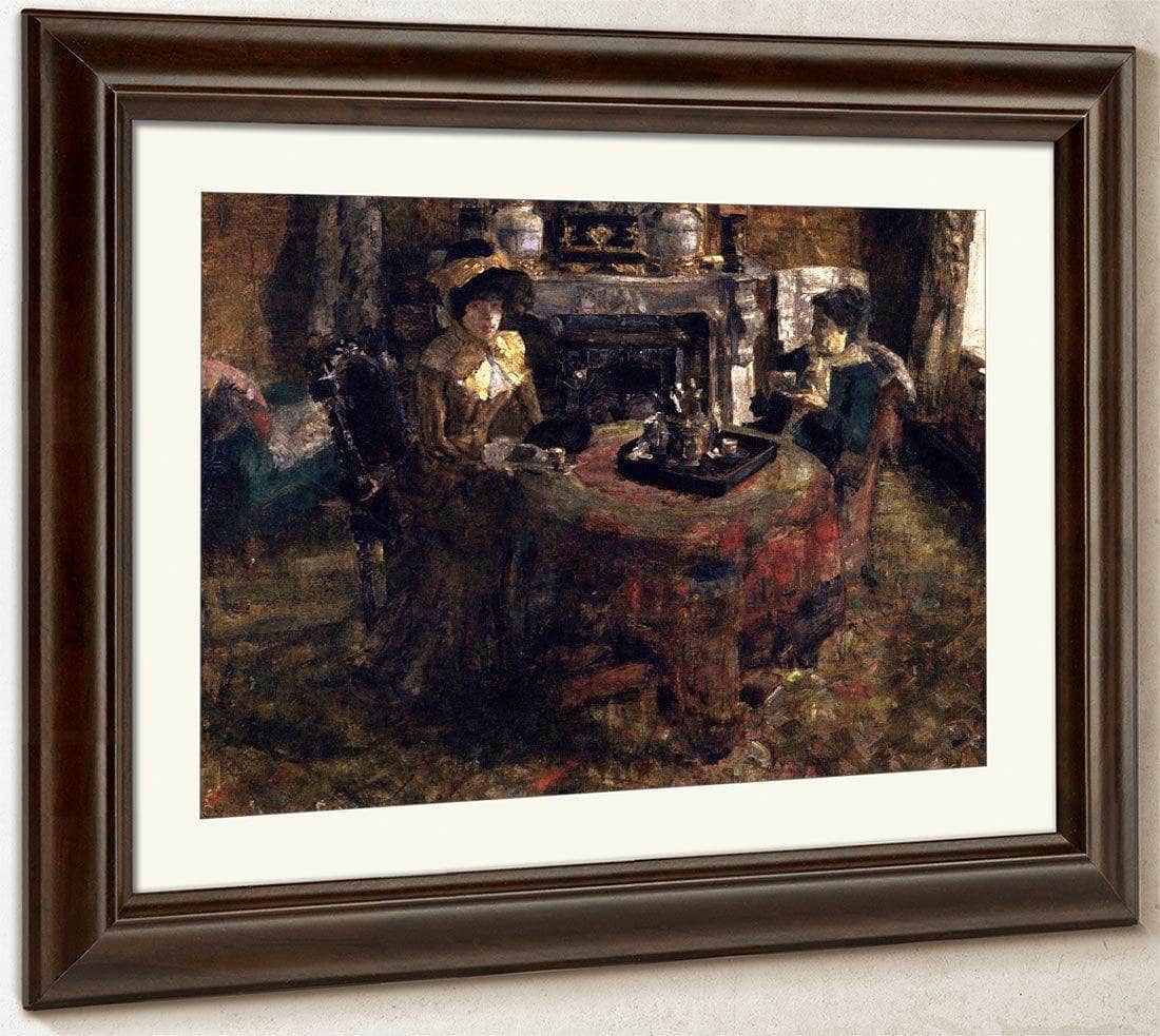 Afternoon In Ostend By James Ensor Fine Art Print