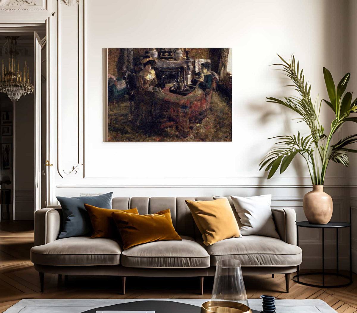 Afternoon In Ostend By James Ensor Fine Art Print