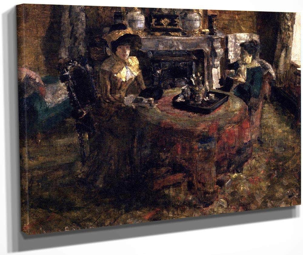 Afternoon In Ostend By James Ensor Fine Art Print