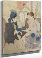 Afternoon Tea Party By Mary Cassatt Fine Art Print