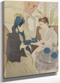 Afternoon Tea Party By Mary Cassatt Fine Art Print