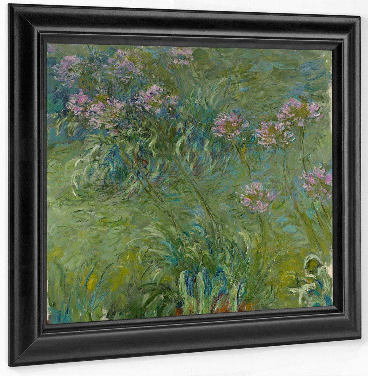 Agapanthus By Monet Claude Fine Art Print