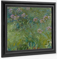 Agapanthus By Monet Claude Fine Art Print