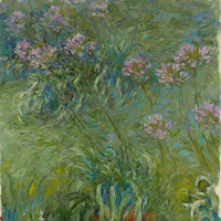 Agapanthus By Monet Claude Fine Art Print