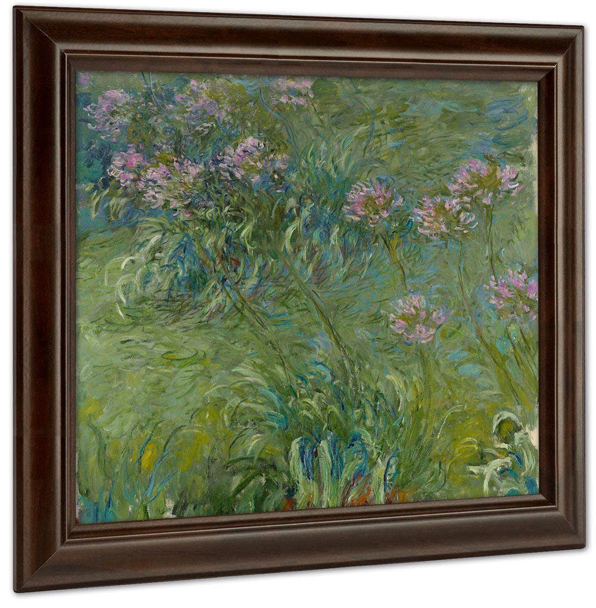 Agapanthus By Monet Claude Fine Art Print