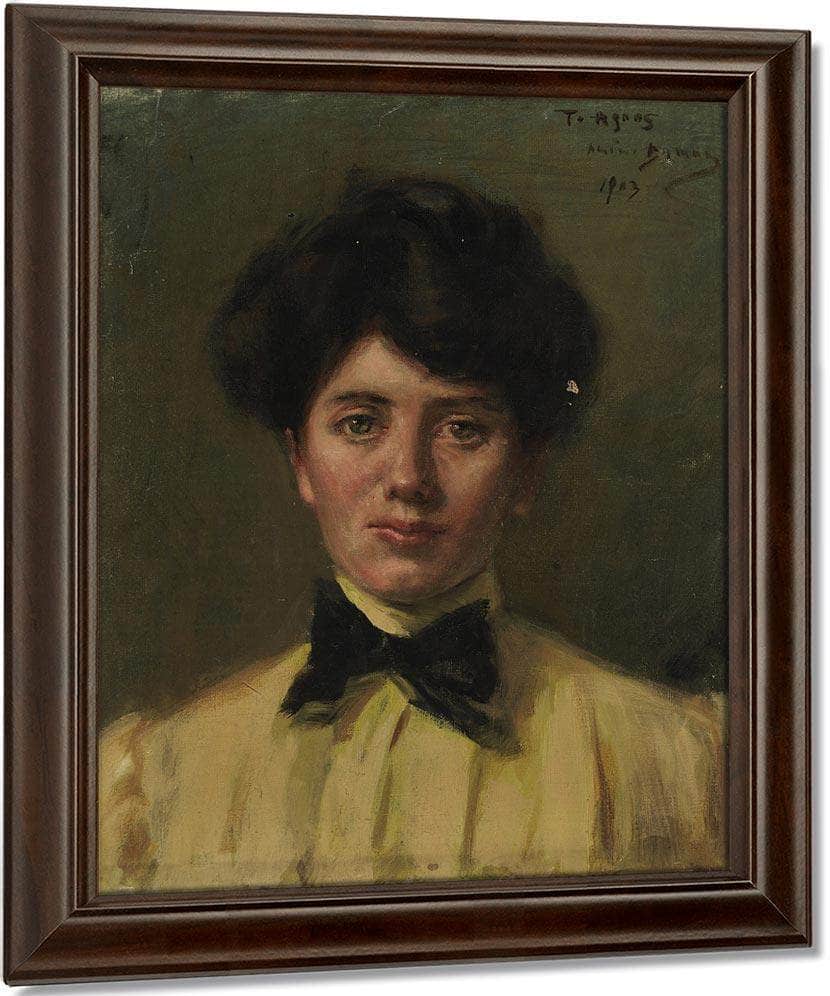 Agnes By Alice Pike Barney Fine Art Print
