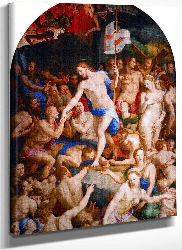 Agnolo Bronzino Descent Of Christ Into Limbo 1552 1 By Agnolo Bronzino Fine Art Print