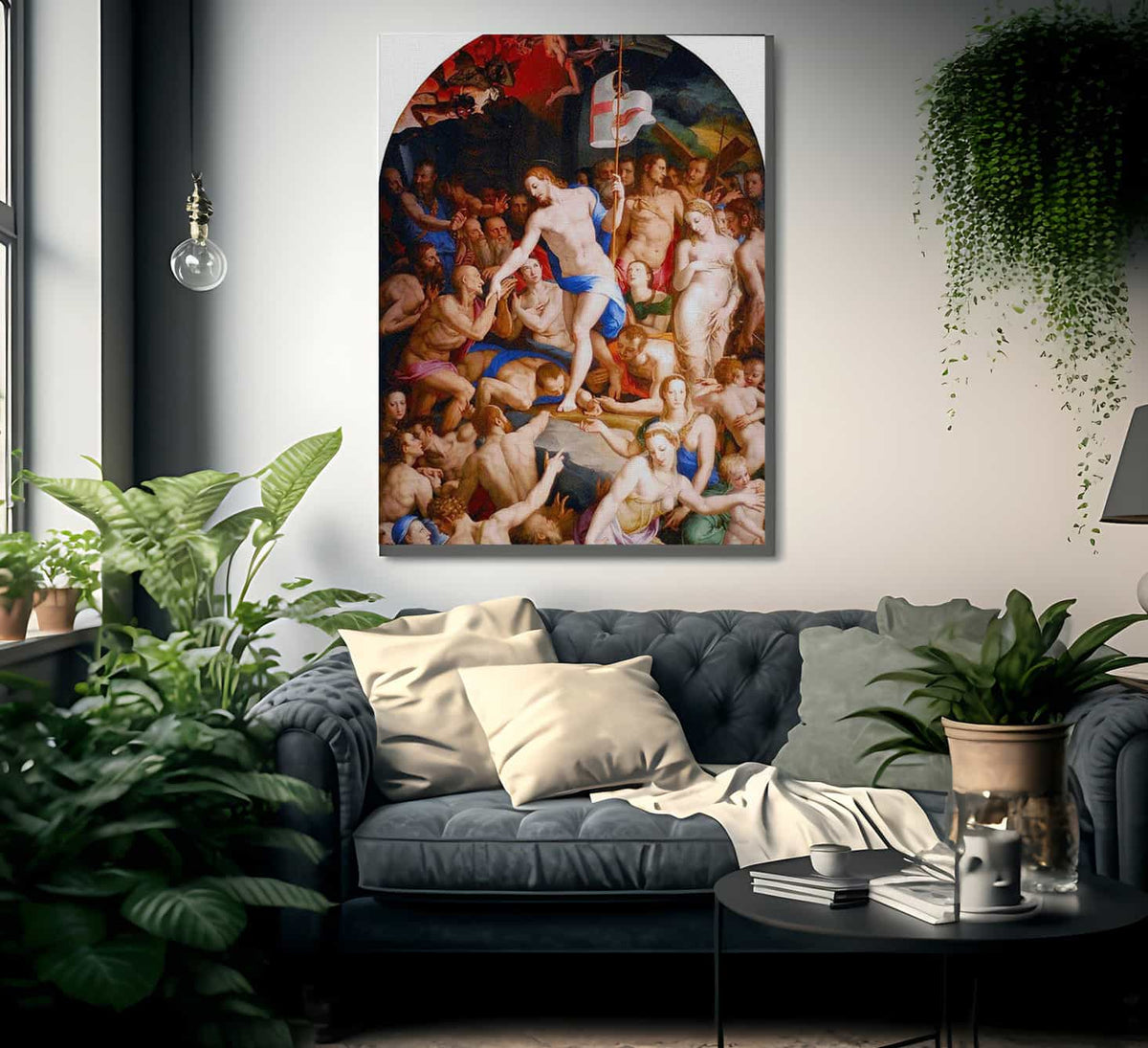 Agnolo Bronzino Descent Of Christ Into Limbo 1552 1 By Agnolo Bronzino Fine Art Print