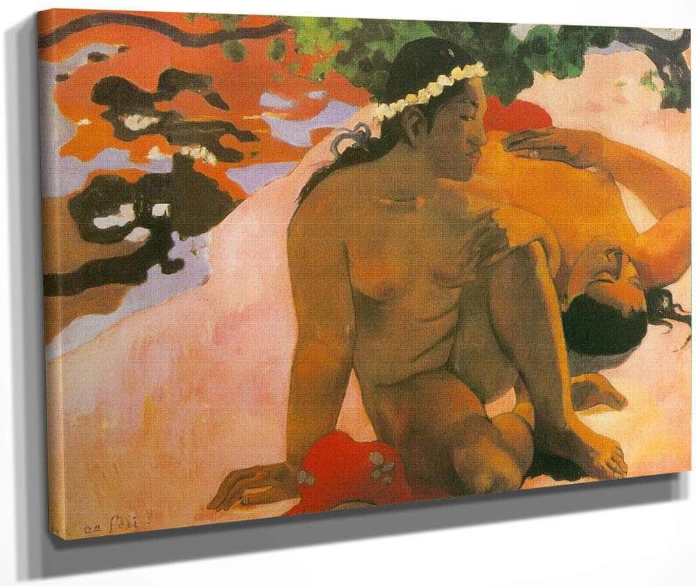Aha Oe Feii ( What  Are You Jealous) By Paul Gauguin Fine Art Print