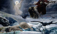 Ahasuerus At The End Of The World 1888 By Adolf Hiremy Hirschl Fine Art Print