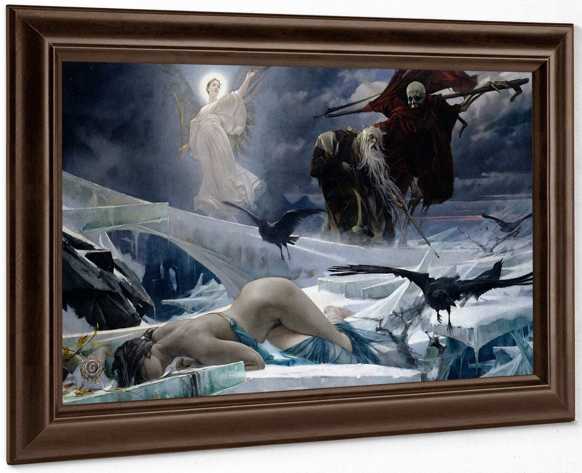Ahasuerus At The End Of The World 1888 By Adolf Hiremy Hirschl Fine Art Print