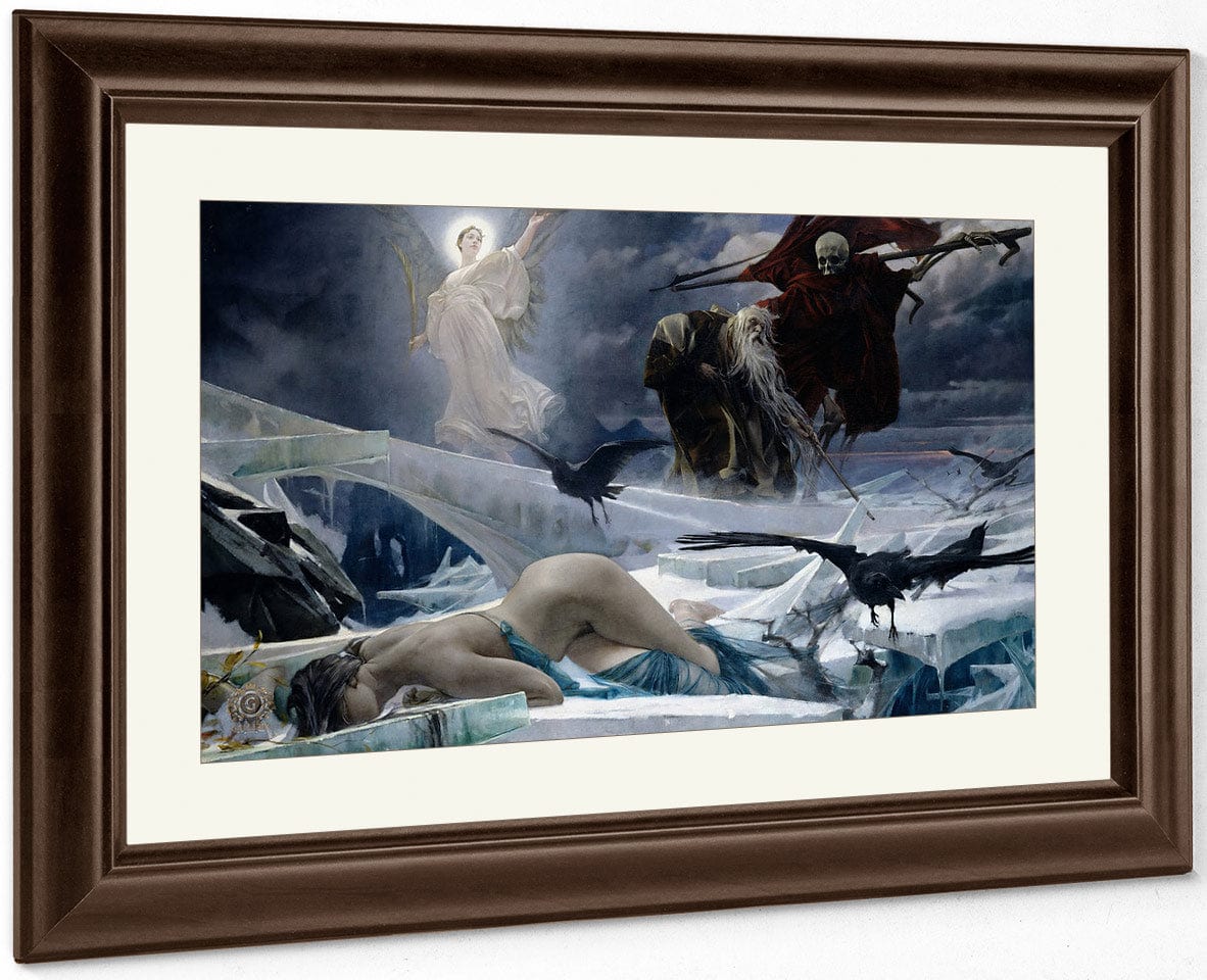 Ahasuerus At The End Of The World 1888 By Adolf Hiremy Hirschl Fine Art Print