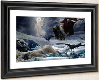 Ahasuerus At The End Of The World 1888 By Adolf Hiremy Hirschl Fine Art Print