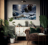 Ahasuerus At The End Of The World 1888 By Adolf Hiremy Hirschl Fine Art Print