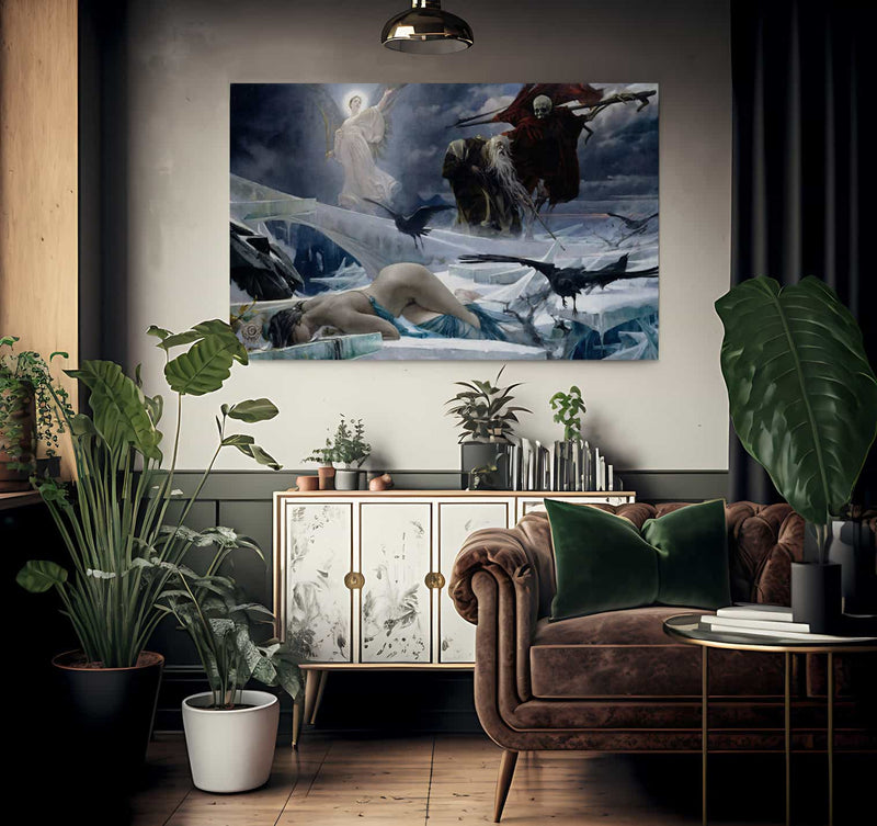 Ahasuerus At The End Of The World 1888 By Adolf Hiremy Hirschl Fine Art Print