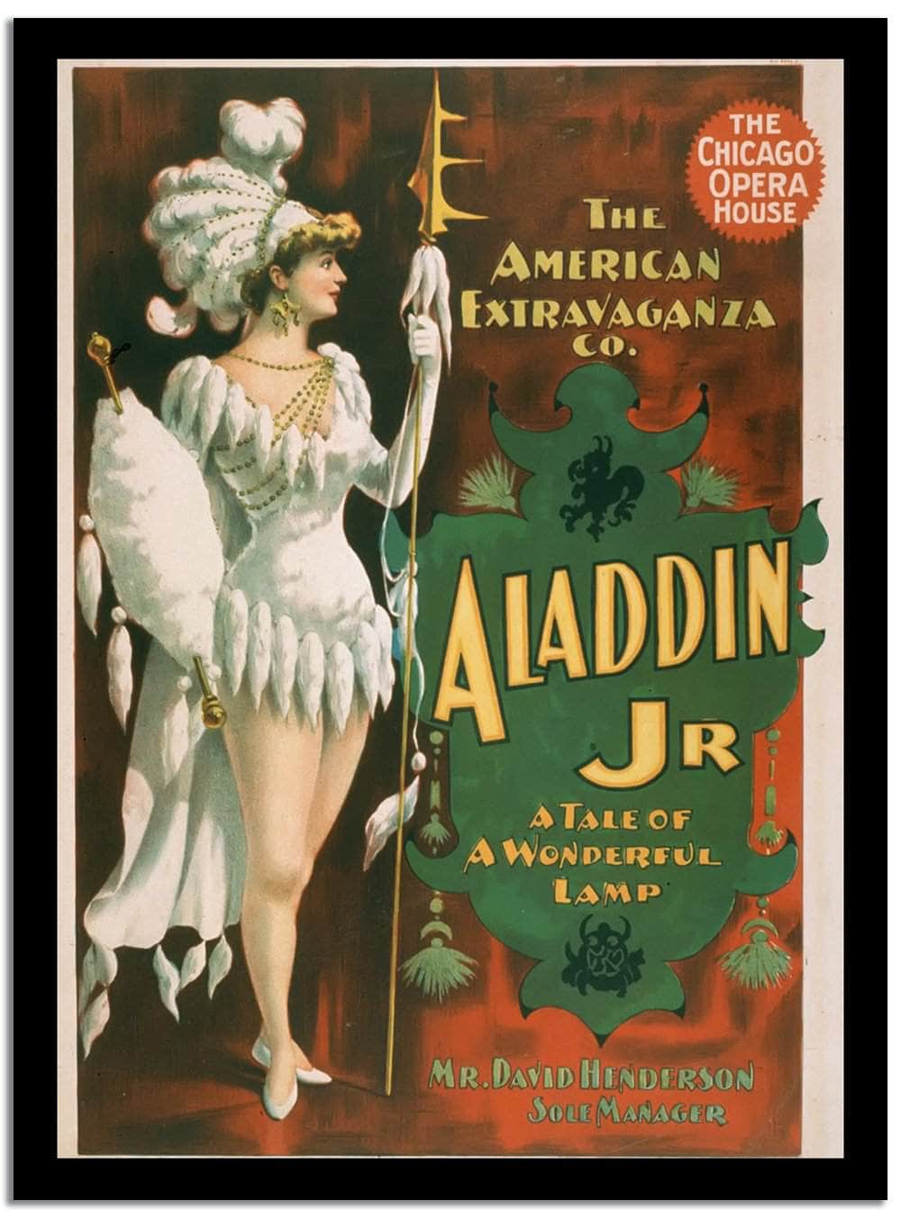 Aiaddin  Wpa Vintage Advertising Fine Art Print