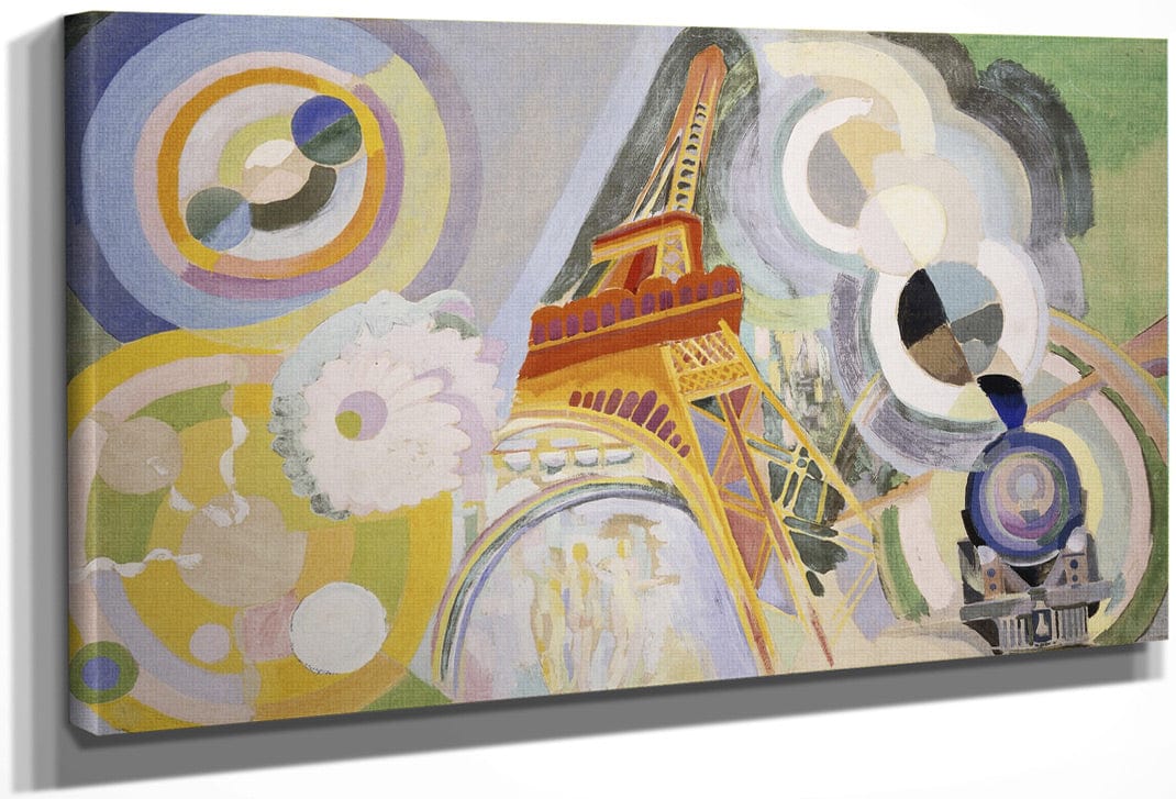 Air, Fire And Water By Robert Delaunay Fine Art Print