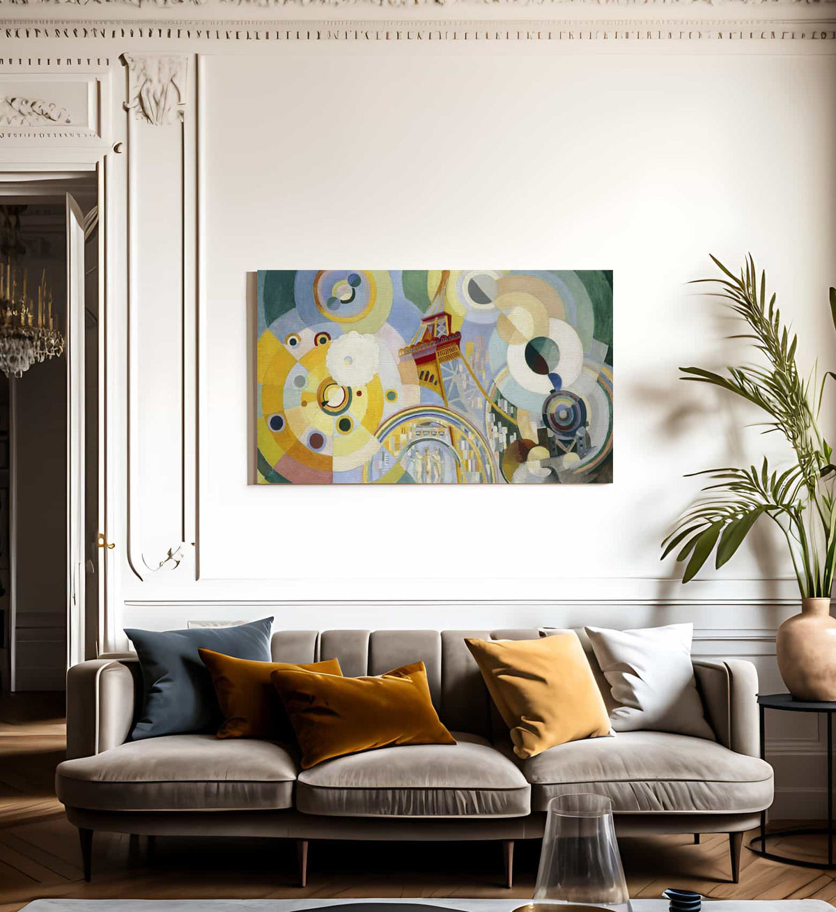 Air Iron And Water By Robert Delaunay Fine Art Print