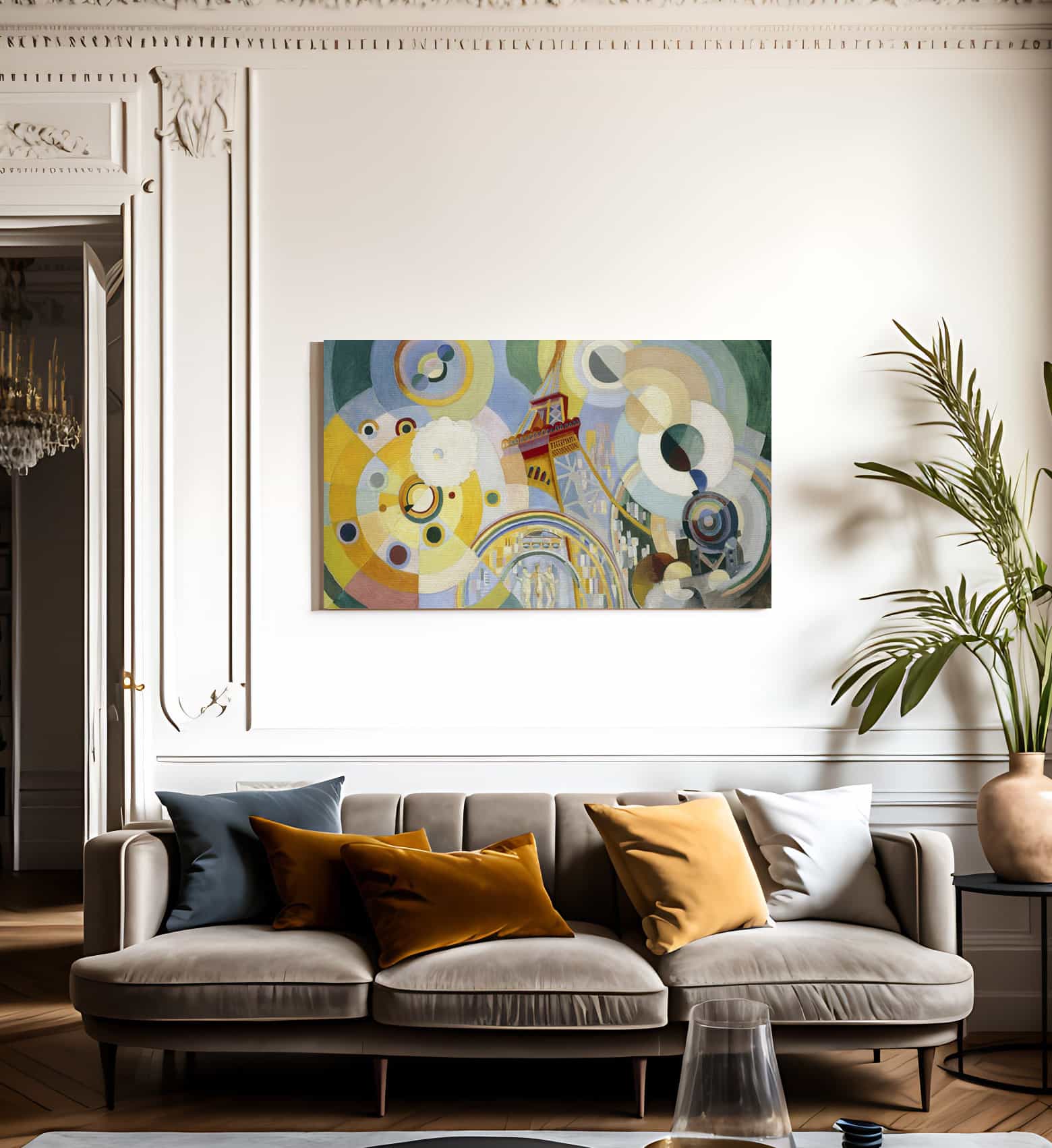 Air Iron And Water By Robert Delaunay Fine Art Print
