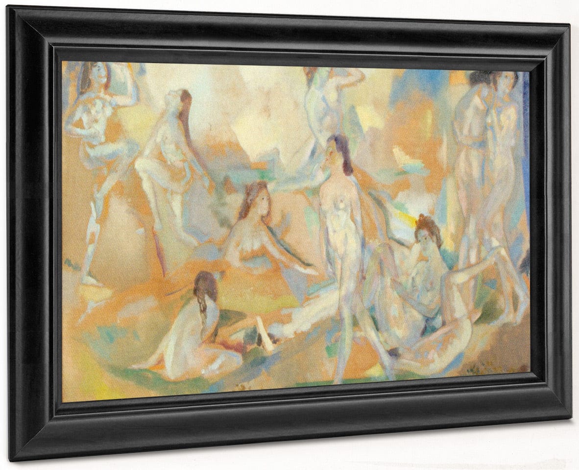 Air Light And Wave 1914 1917 By Arthur B Davies Fine Art Print